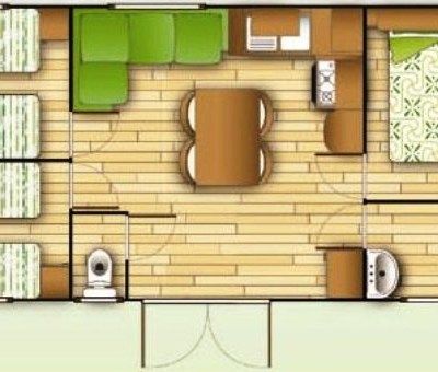 Vakantiewoningen huren in Saillans, Rhône-Alpen Drôme, Frankrijk | mobilhomes voor 6 personen