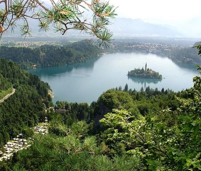 Romantische Wellness hutten en mobilhomes huren aan het meer van Bled, Noordwest Slovenie, Slovenie | romantische plekje voor 2 personen aan het meer van Bled