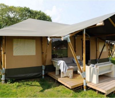 Vakantiehuis Biddinghuizen: Lodgetent type Medley 5-7-personen