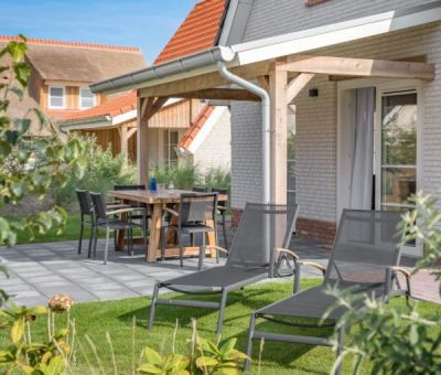 Vakantiehuis Nieuwvliet-Bad: Luxe bungalow voor 6 personen 