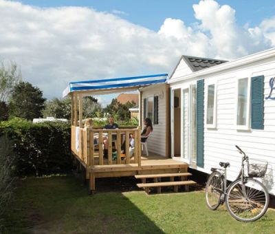 Mobilhomes huren in Merville-Franceville-Plage, Normandie Calvados, Frankrijk | mobilhome voor 4 en 6 personen