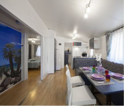 mobilhomes huren in Lignano Riviera, Friuli Venezia Giulia, Italie | mobilhomes voor 5 - 6 personen