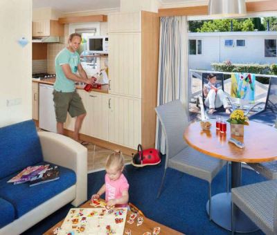 Vakantiehuis Wassenaar: Chalet type Comfort met Veranda 4-personen