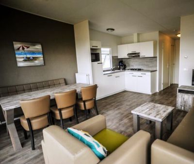 Vakantiehuis Westende: Lodge type Comfort 6-personen