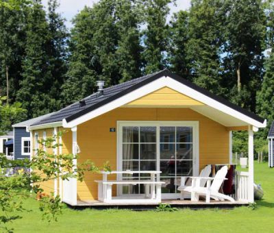 Vakantiehuis Biddinghuizen: Chalet type Steltloper 4-personen