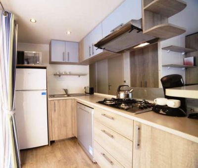 Vakantiehuis Pays de Belves: Mobilhome type les Milandes 6-personen