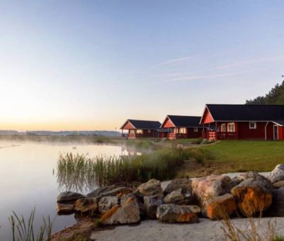 Vakantiehuis Chaam: Lodge type Waterlodge 6-personen 