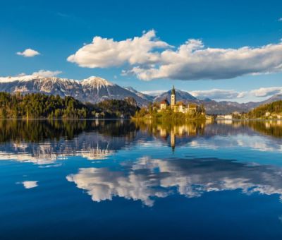 Romantische Wellness hutten en mobilhomes huren aan het meer van Bled, Noordwest Slovenie, Slovenie | romantische plekje voor 2 personen aan het meer van Bled