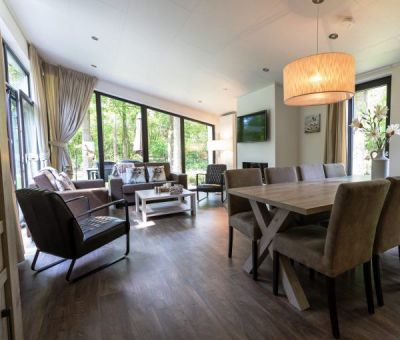 Vakantiehuis Wekerom: Familiehuis type Bos Lodge XL 8-personen