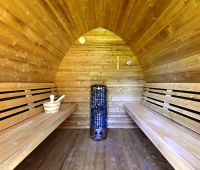 Vakantiehuis Rhenen: Chalet type Eco Cottage Sauna 4-personen
