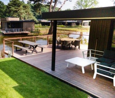 Vakantiehuis Rhenen: Lodge type Soof Luxe Eco-Lodge Water 6-personen