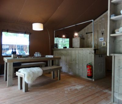 Vakantiewoningen huren in Echten, Drenthe, Nederland | safaritent voor 6 personen